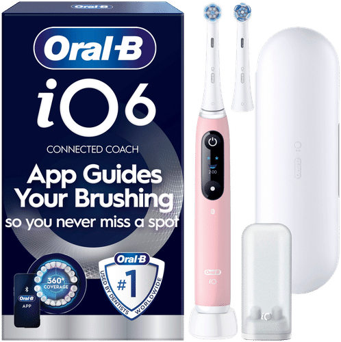 Oral-B iO6系列粉砂敏感型电动牙刷+替换刷头