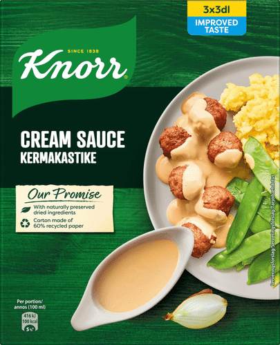 Knorr 奶油酱汁调料 3x32 g｜Knorr Kermakastike Kastikeaines 3x32 g
