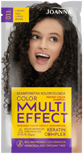 Joanna Multi Effect 咖啡棕色洗发水 011