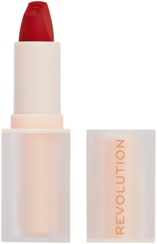 Makeup Revolution Lip Allure Soft houkutteleva satiininen huulipuna 3,2g CEO Brick Red