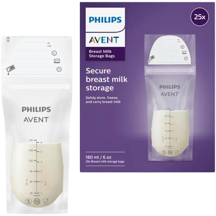 SCF603/25 BREAST MILK BAGS 6OZ/180ML 25｜Avent SCF603/25 母乳袋 6OZ/180ML 25