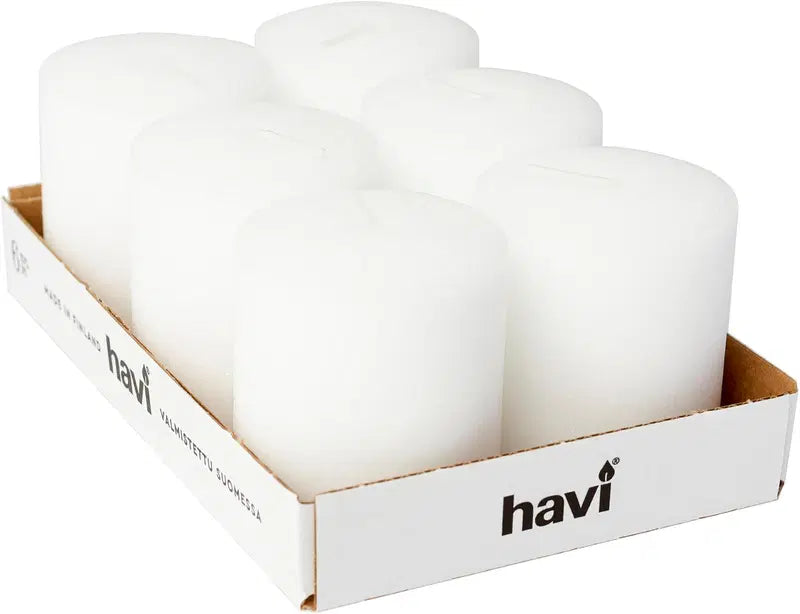 Havi 长明蜡烛替换装6支24小时｜Havi hautakynttilä refill 6kpl 24h