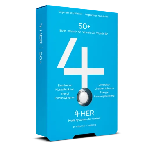 4HER 50+ 60 tabl. - Päiväys 07/2026 - erä