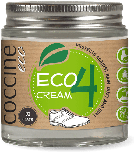 Coccine Eco kenkävoide nahalle, musta 100 ml