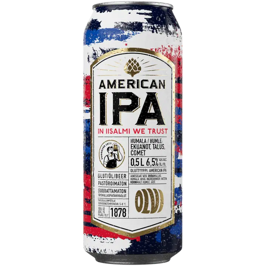 OLVI American IPA 6,5 % 0,5 l tlk｜Olvi 美国 IPA 6.5% 0.5 l tlk
