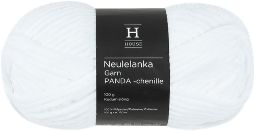 House Panda雪尼尔纱线 100克 白色 208