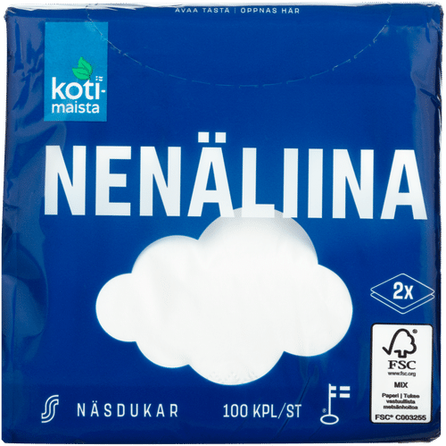 Kotimaista 纸巾 100件