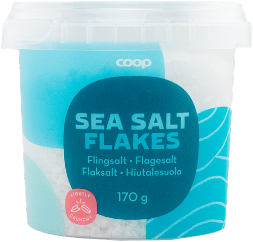 Coop 海盐片 170g｜Coop merisuolahiutaleet 170g