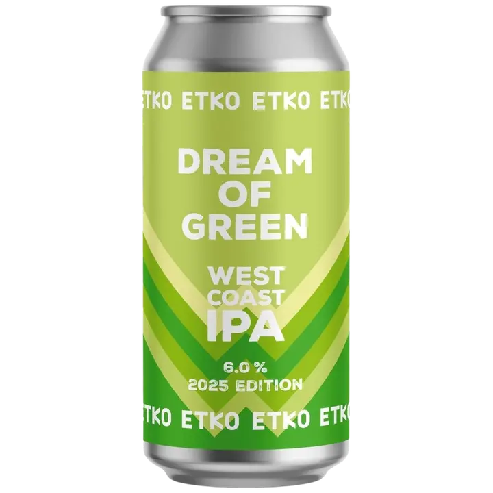 ETKO Dream of Green IPA 6 % 0,44l tölkki｜ETKO 梦想绿色 IPA 6% 0.44l 罐装