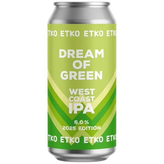 ETKO Dream of Green IPA 6 % 0,44l tölkki｜ETKO 梦想绿色 IPA 6% 0.44l 罐装