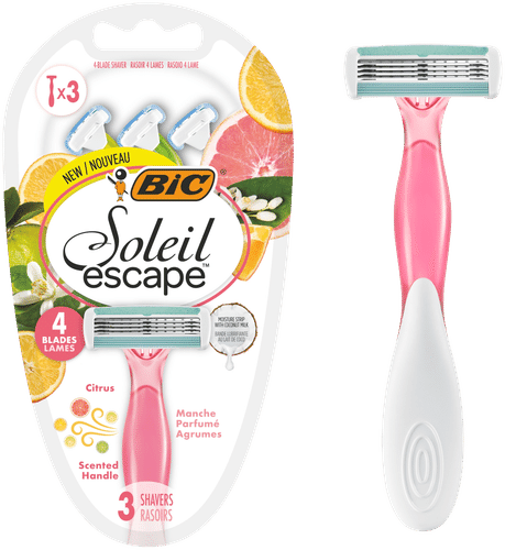 BiC soleil escape 4柑橘 3件装