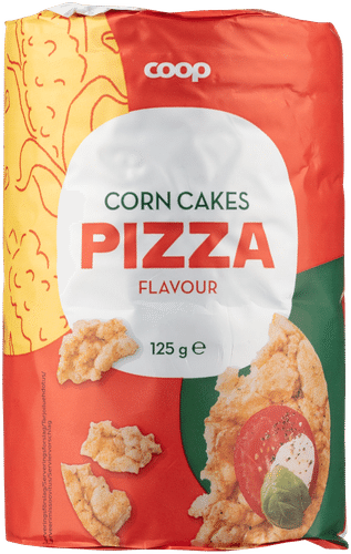 Coop maissikakut pizza 125 g｜Coop 披萨味玉米饼 125 g