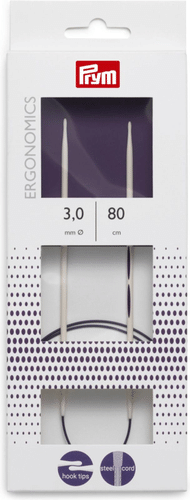Prym 人体工学环形针80厘米 3 mm