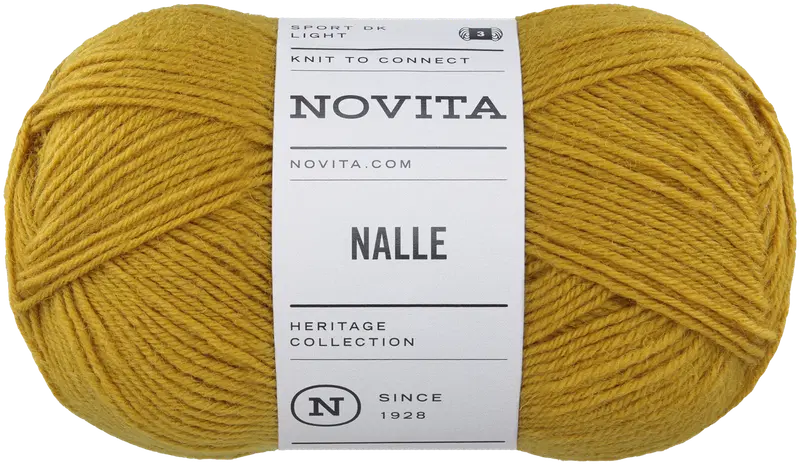 Novita Nalle线 100克 黄铜色 298｜Novita lanka Nalle 100g messinki 298