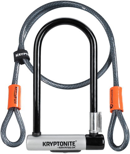 Kryptonite U型锁 Kryptolok 2 及钢缆 120cm
