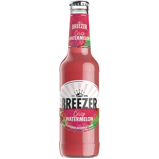 Breezer Watermelon juomasekoitus 27,5 cl lasiplo 4 %｜Breezer 西瓜混合饮料 27.5 cl lasiplo 4%