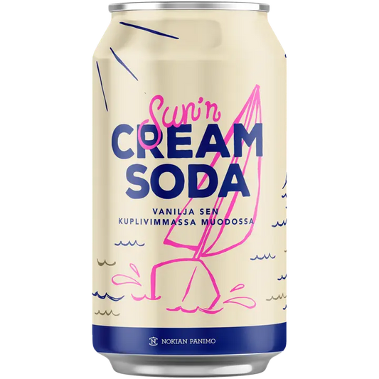 Sun'n Cream Soda 0,33l｜Sun'n 奶油苏打水 0,33l
