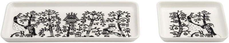 Iittala Taika 方盘 12x12厘米 黑色｜Iittala Taika lautanen neliö 12x12cm musta