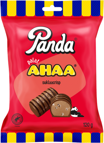Panda 阿哈巧克力脆片 120g｜Panda Palat Ahaa suklaacrisp 120g