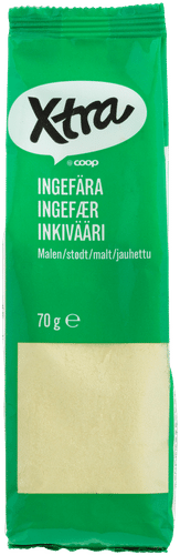 Xtra inkivääri jauhettu 70 g