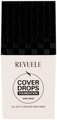Revuele Cover Drops meikkivoide.Kevyt ja peittävät meikkivoide joka jättää ihon heleäksi.