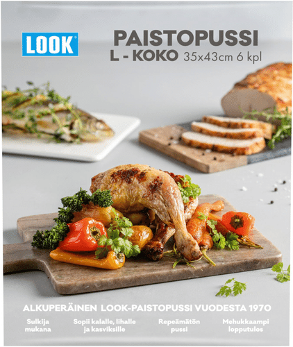 LOOK® Paistopussi L-koko 35cmx43cm 6kpl