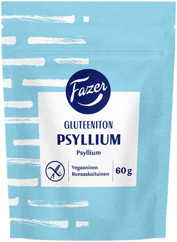 Fazer Gluteeniton Psyllium 60 g｜Fazer 无麸质车前子壳 60 g