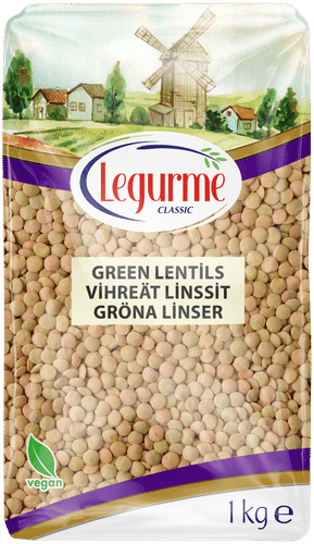 Legurme 绿扁豆 1 kg｜Legurme Vihreät linssit 1 kg