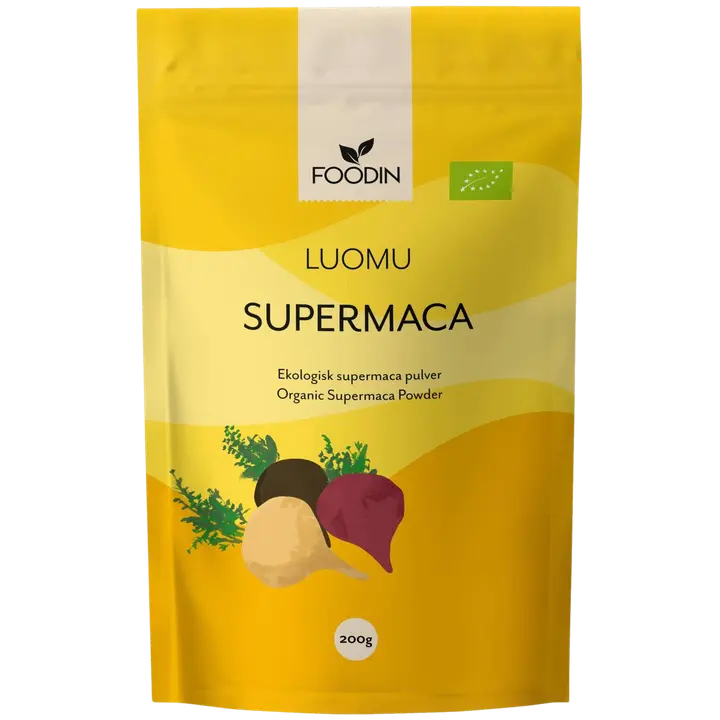 Foodin Supermaca, luomu 200g-Foodin 超级玛卡，有机 200g