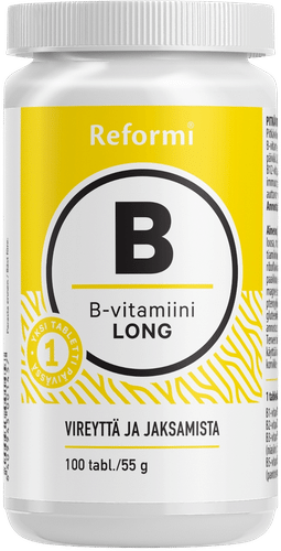 Reformi B族维生素Long 100片 膳食补充剂
