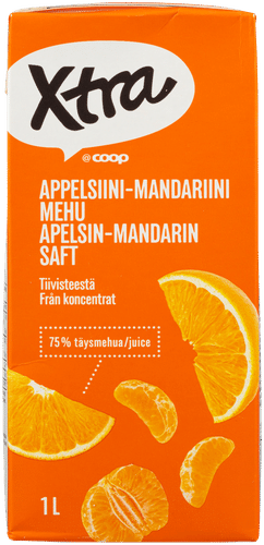Xtra appelsiini-mandariinimehu 1l｜Xtra 橙汁 1l