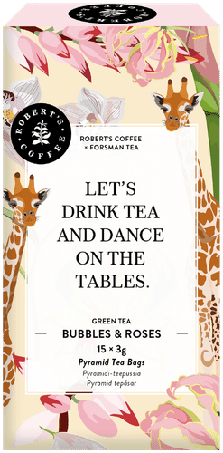 Roberts Coffee x Forsman 茶香槟和玫瑰绿香料金字塔茶 15x3 g