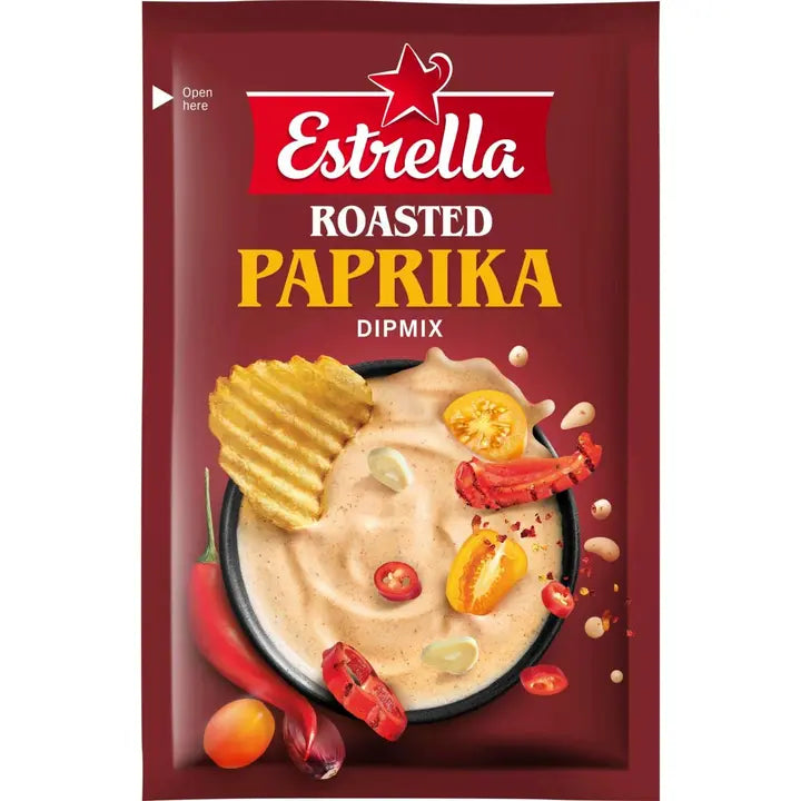 Estrella Roasted Paprika Dippiseos 16g-Estrella 烤辣椒酱混合料 16g