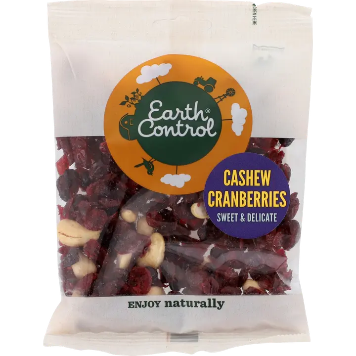 Earth Control Cashew-karpalosekoitus 125g-Earth Control 腰果蔓越莓混合物 125g