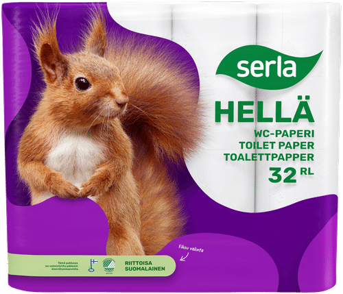 Serla Hellä WC-paperi 32rl valkoinen