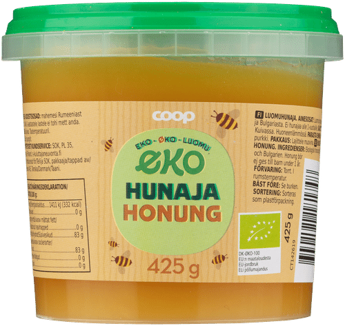 Coop Eko hunaja luomu 425 g｜Coop 有机蜂蜜 425g