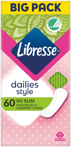 LIBRESSE 60 kpl So Slim Big Pack pikkuhousunsuoja