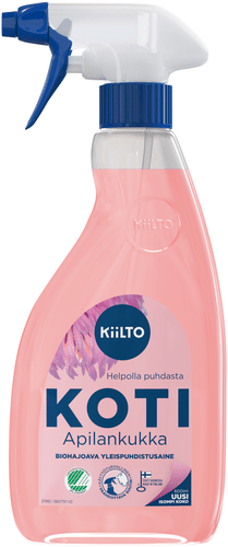 Kiilto 可生物降解通用清洁喷雾 三叶草花 600 ml