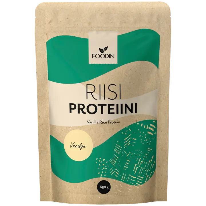 Foodin Riisiproteiini vanilja 650g-Foodin 大米蛋白香草 650g