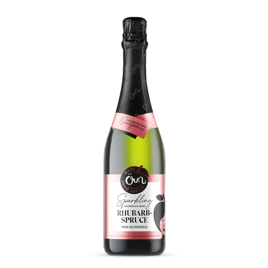 ÖUN raparperi-kuusikuohujuoma 0% 75cl plo｜Öun 大黄云杉起泡饮料 0% 75cl plo