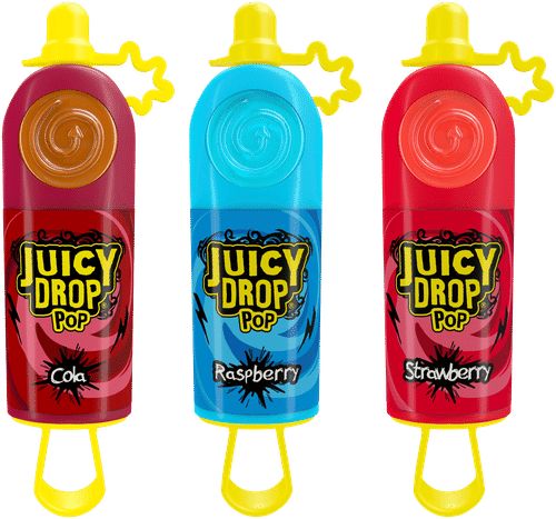 Topps Bazooka Juicy Drop Pop 液体果冻棒棒糖 26g