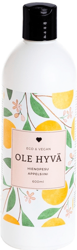 Ole Hyvä hienopesu appelsiini 600 ml