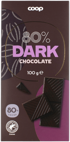 Coop 黑巧克力80% 100 g