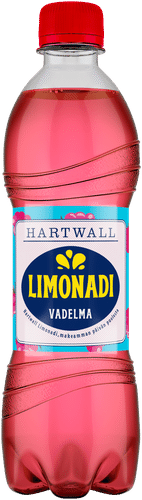 Hartwall 覆盆子柠檬汽水 0,5 l｜Hartwall Limonadi Vadelma 0,5 l