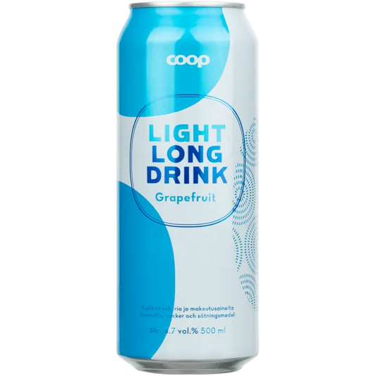 Coop long drink greippi light 4,7% 0,5L｜Coop 长饮柚子淡味 4.7% 0,5L
