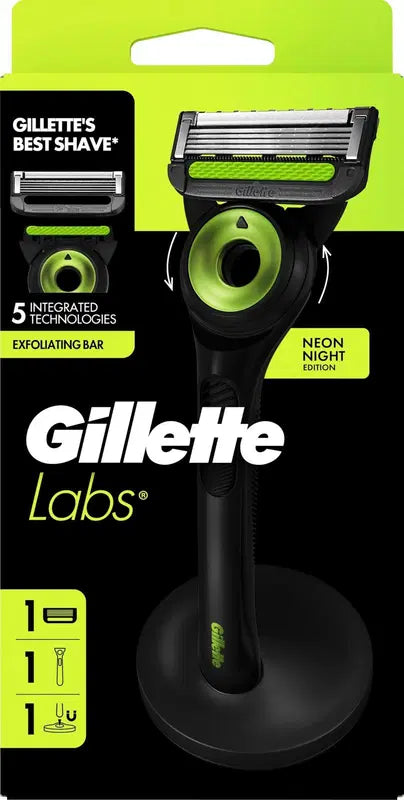 Gillette Labs 去角质剃须刀 霓虹夜｜Gillette Labs with Exfoliating Bar partahöylä Neon Night