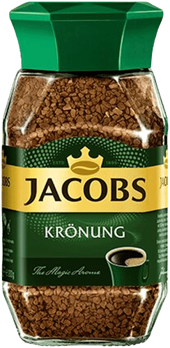 Jacobs Krönung 95g, pakastekuivattu pikakahvi lasipurkissa｜Jacobs Krönung 95 克，玻璃罐装冻干速溶咖啡