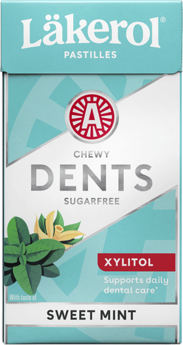 Läkerol Dents 甜薄荷木糖醇含片 36g｜Läkerol Dents Sweetmint ksylitolipastilli 36g