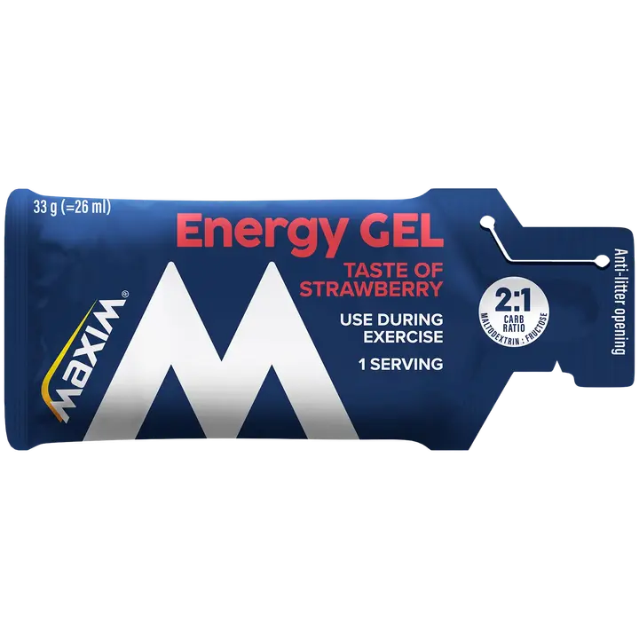 Maxim Energy Gel Strawberry taste mansikanmakuinen energiageeli 33g-Maxim Energy Gel 草莓口味 草莓味能量胶 33g