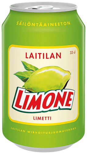 Laitilan Limone 0,33L limetinmakuinen limonaadi